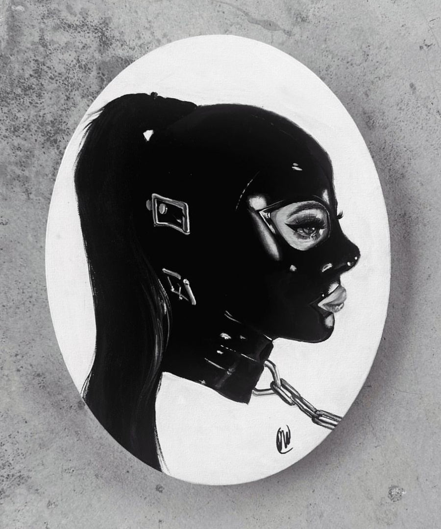 Latex mask original painting