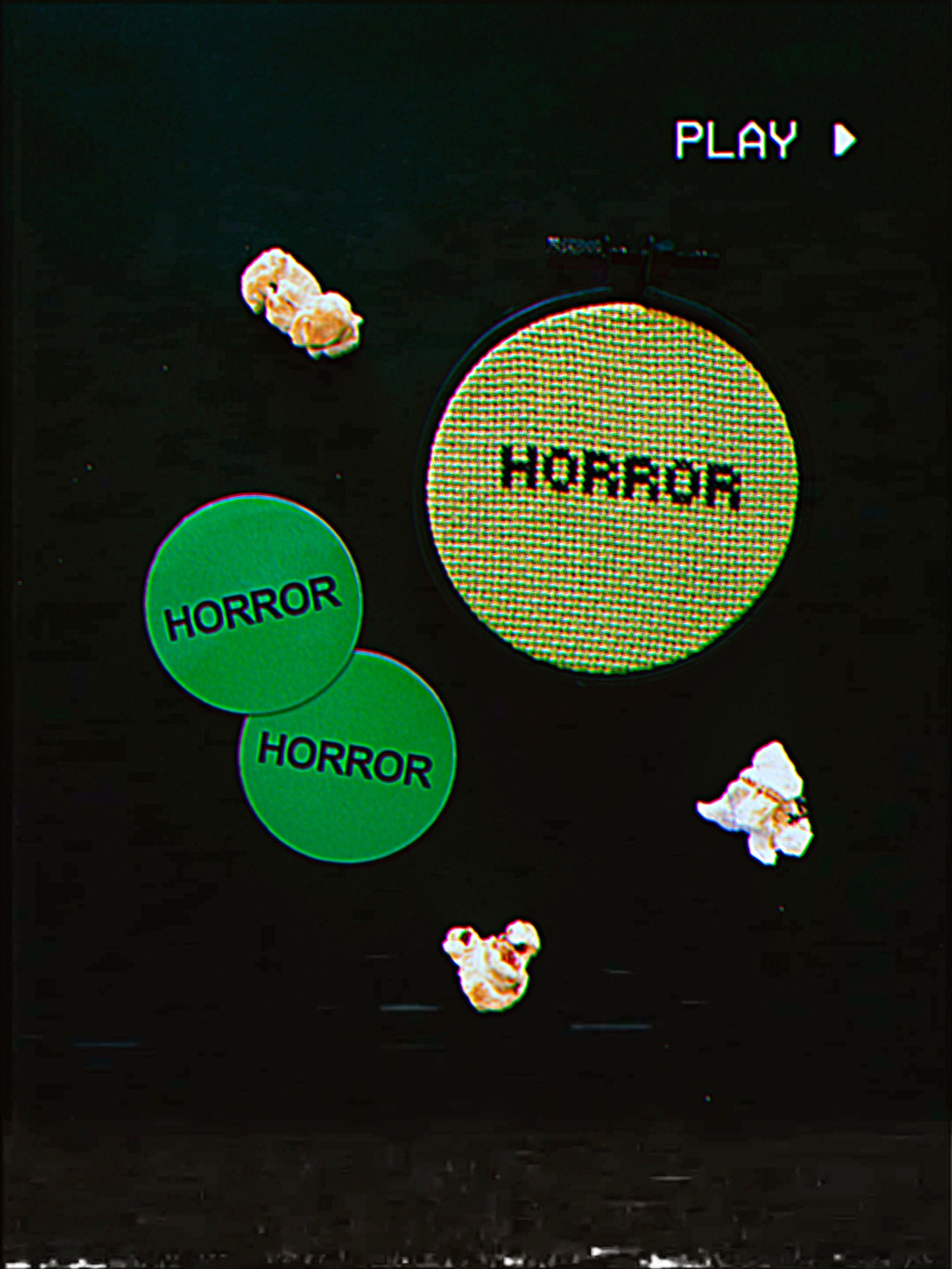 3" Horror VHS Sticker Mini